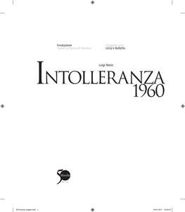 Intolleranza 1960