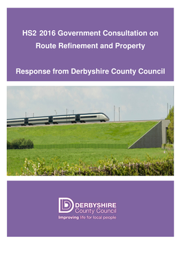 HS2 2016 Government Consultation on Route Refinement and Property