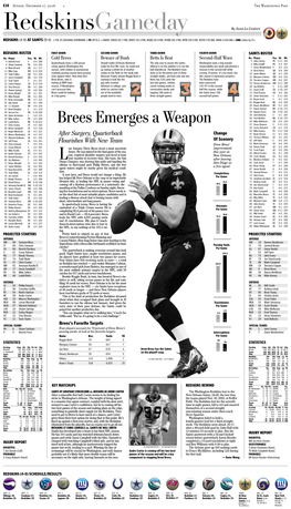 Brees Emerges a Weapon