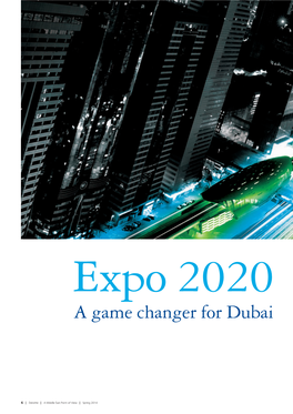 Expo 2020 a Game Changer for Dubai