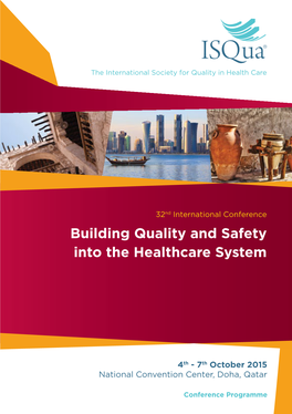 Building Quality and Safety Into the Healthcare System