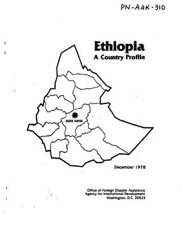 Ethiopia a Country Profile