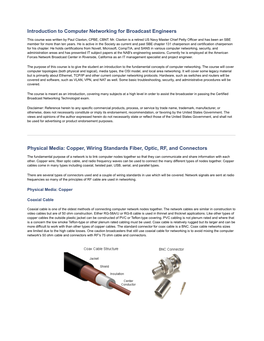 Computer Networking for Broadcast Engineers