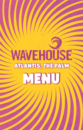 Fab.Wavehouse Menu Alc