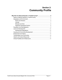 Community Profile