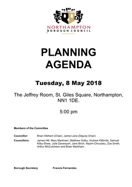 (Public Pack)Agenda Document for Planning Committee, 08/05/2018 17:00