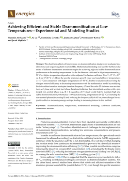 Achieving Efficient and Stable Deammonification at Low