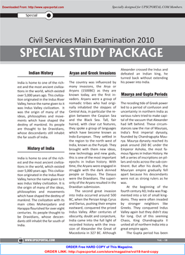 Special Study Package