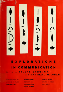 Explorations in Communication, an Anthology