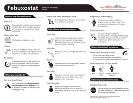 Febuxostat [Feb-UX-Oh-Stat]