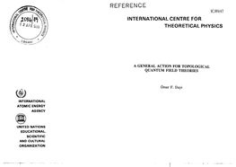 Reference Ic/89/47 International Centre for Theoretical Physics