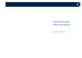 Nahverkehrsplan Donnersbergkreis 2018