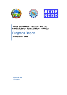 Progress Report 2Nd Quarter 2014