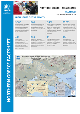 No Rth Ern G Reece Factsh Eet Northern Greece