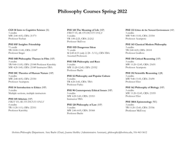 Department of Philosophy, Hofstra University