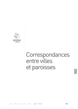 Correspondances Entre Villes Et Paroisses