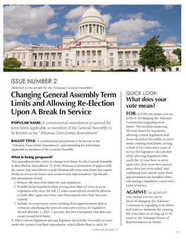 Arkansas Ballot Issues: 2020 Voter Guide