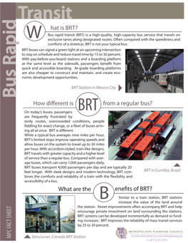 BRT Fact Sheet