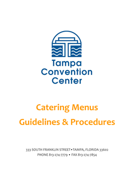 Catering Menus