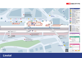 Bahnhofplan Liestal (Plakat)