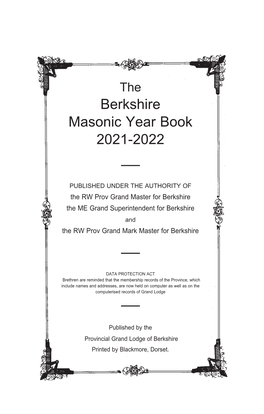 PGL Berkshire Year Book 2021 2022.Indd