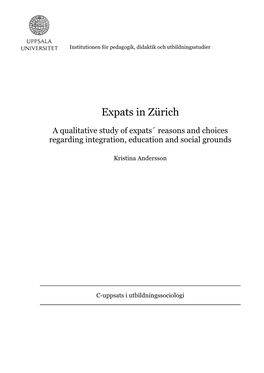 Expats in Zürich