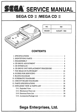 Sega Cd Service Manual