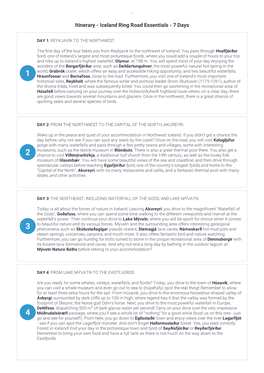 Itinerary - Iceland Ring Road Essentials - 7 Days