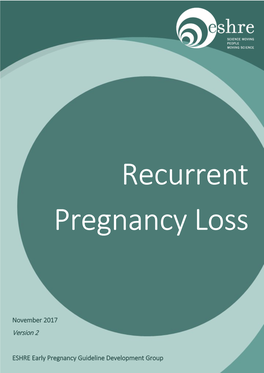 Recurrent Pregnancy Loss