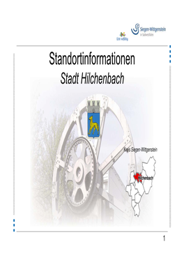 Standortprofil Der Stadt Hilchenbach