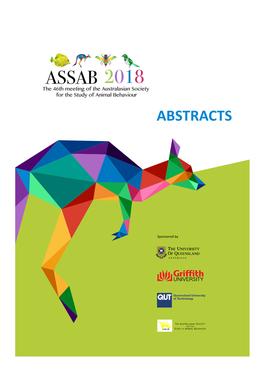 ASSAB 2018 Abstract Booklet