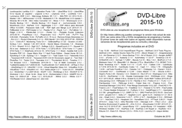 DVD-Libre 2015-10 DVD-Libre Libreoffice 5.0.2 - Libreoffice Libreoffice - 5.0.2 Libreoffice Octubre De 2015 De Octubre