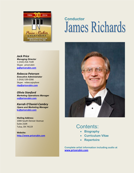 James Richards – Biography