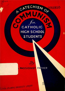 A Catechism of Communism for Catholic High School Students