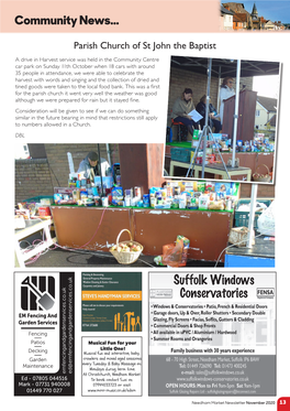 Community News... Suffolk Windows Conservatories