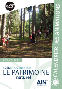 Calendrier 2021 Des Animations Nature