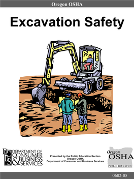 Workshop Workbook, Excavation Safety