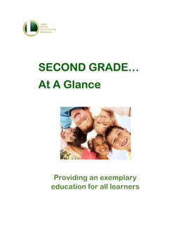 SECOND GRADE… at a Glance