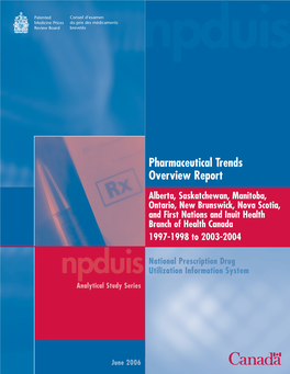 Nova Scotia, and First Nations and Inuit Health Branch of Health Canada 1997-1998 to 2003-2004