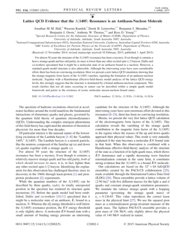 Lattice QCD Evidence That the Λ(1405) Resonance Is an Antikaon