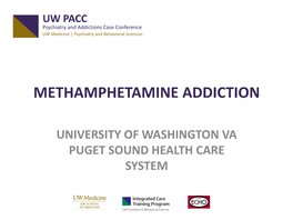 Methamphetamine Addiction