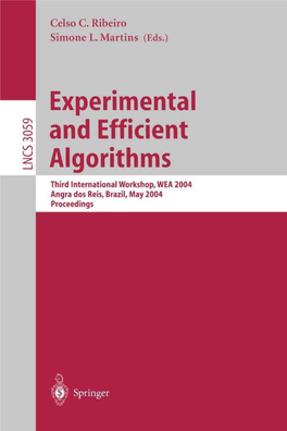 Experimental and Efficient Algorithms [Ribeiro