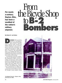 From Bicycles to B-2 Bombers