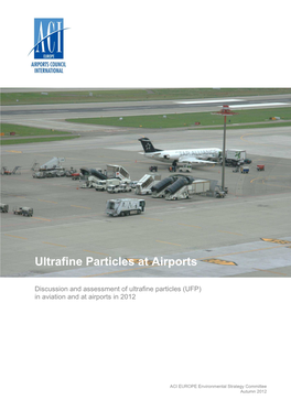 ACI EUROPE Study on Ultrafine Particles at Airports