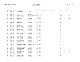 Iola Cemetery Page 1 of 129 Listing of Burial Spaces