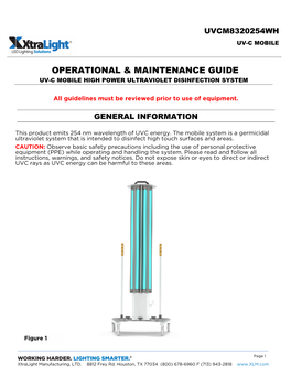 Operational & Maintenance Guide