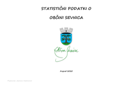 Statistični Podatki Občine Sevnica 2020