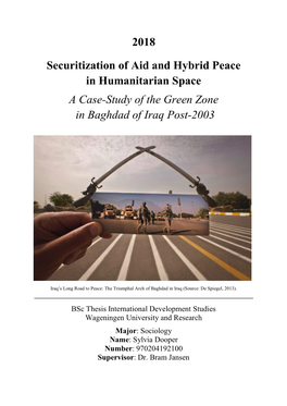 2018 Securitization of Aid and Hybrid Peace in Humanitarian Space A