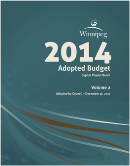 2014 Adopted Budget Operating and Capital
