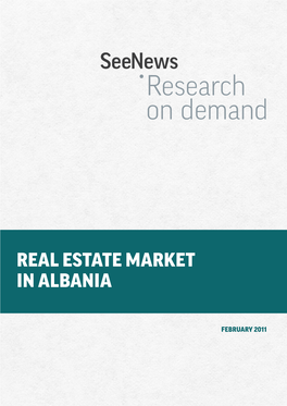 Real Estate Market in Albania